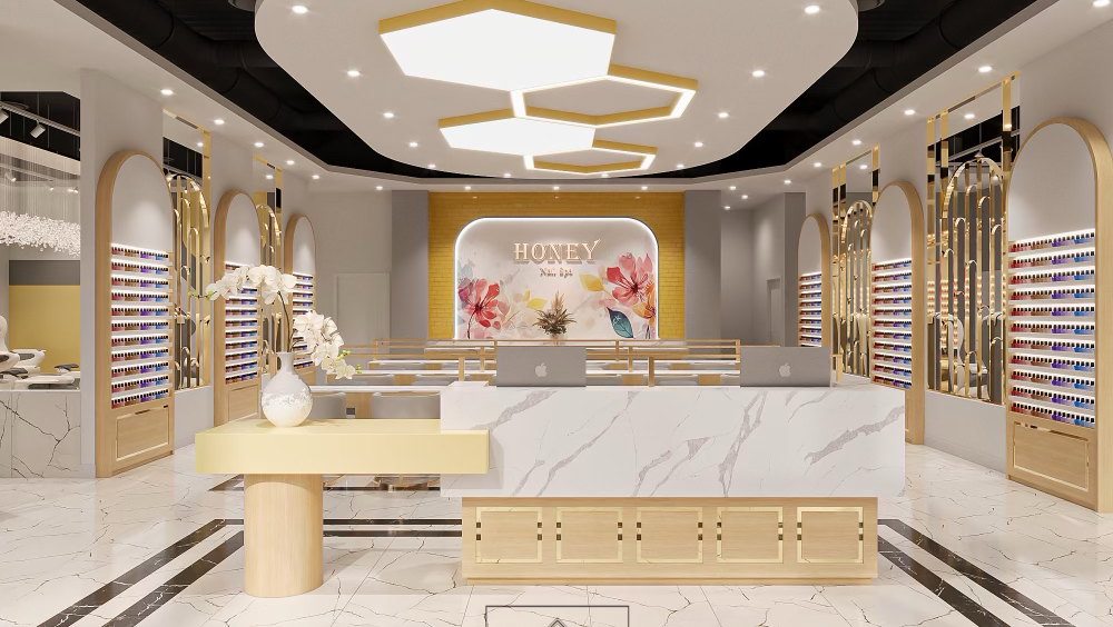 Honey nails logo